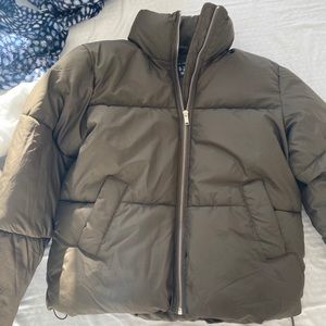 Green Puffer Jacket